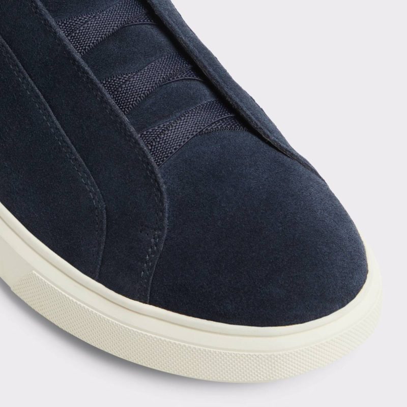 Men Aldo Sneakers Navy Abbott Navy Men's Slip-Ons - Image 5