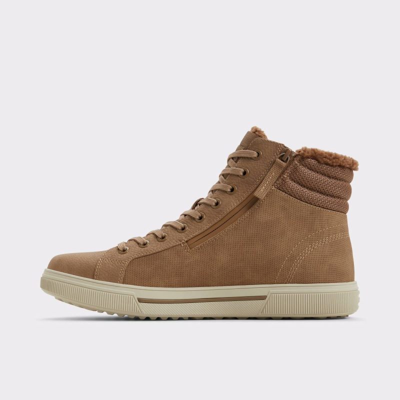 Men Beige Aldo Preralithh-L Beige Men's Lace-Up Boots Sneakers - Image 3