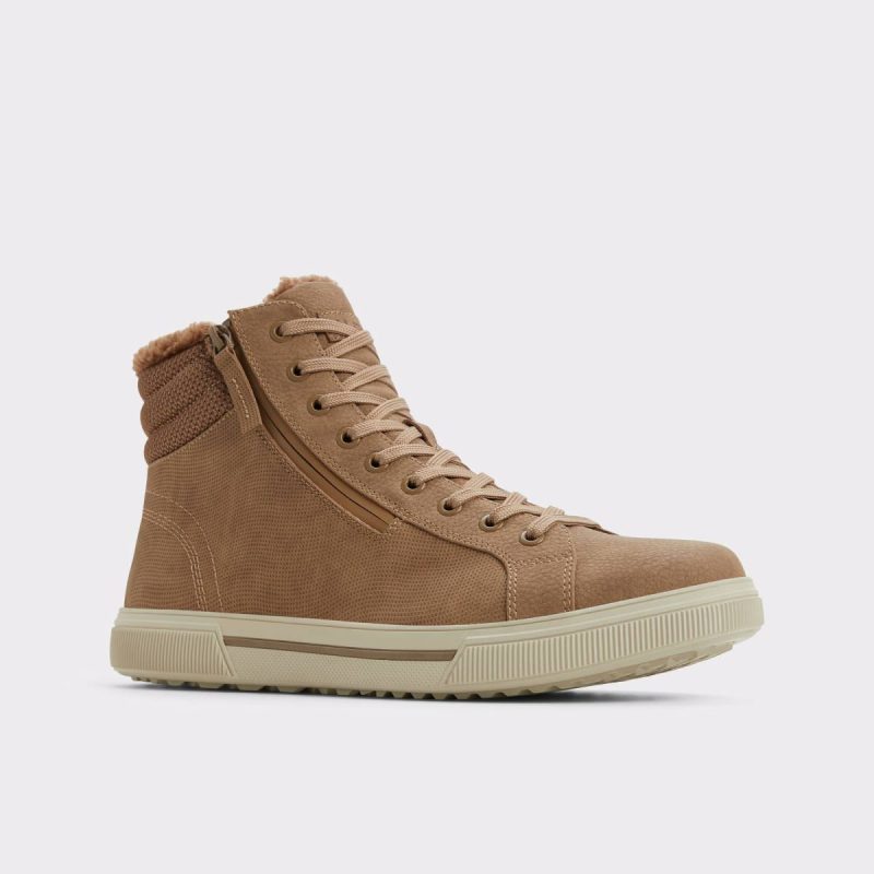 Men Beige Aldo Preralithh-L Beige Men's Lace-Up Boots Sneakers - Image 4