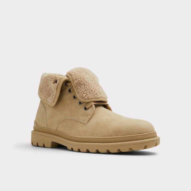 Men Beige Boots Aldo Preliand Beige Men's Winter Boots - Image 4