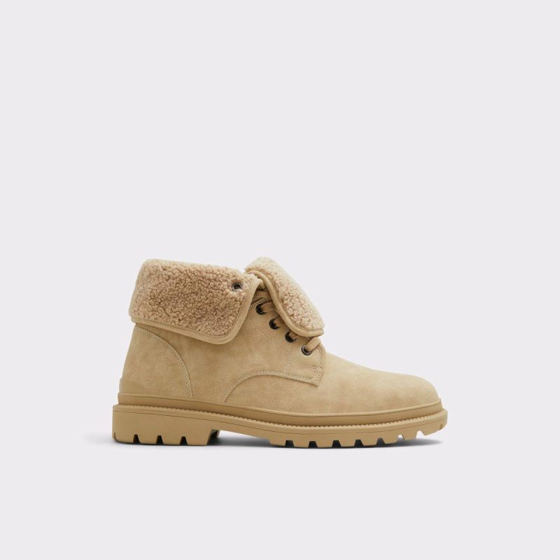 Men Beige Boots Aldo Preliand Beige Men's Winter Boots
