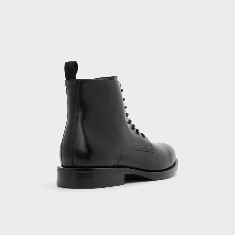 Men Black Aldo Boots Ludo Black Men's Lace-Up Boots - Image 3