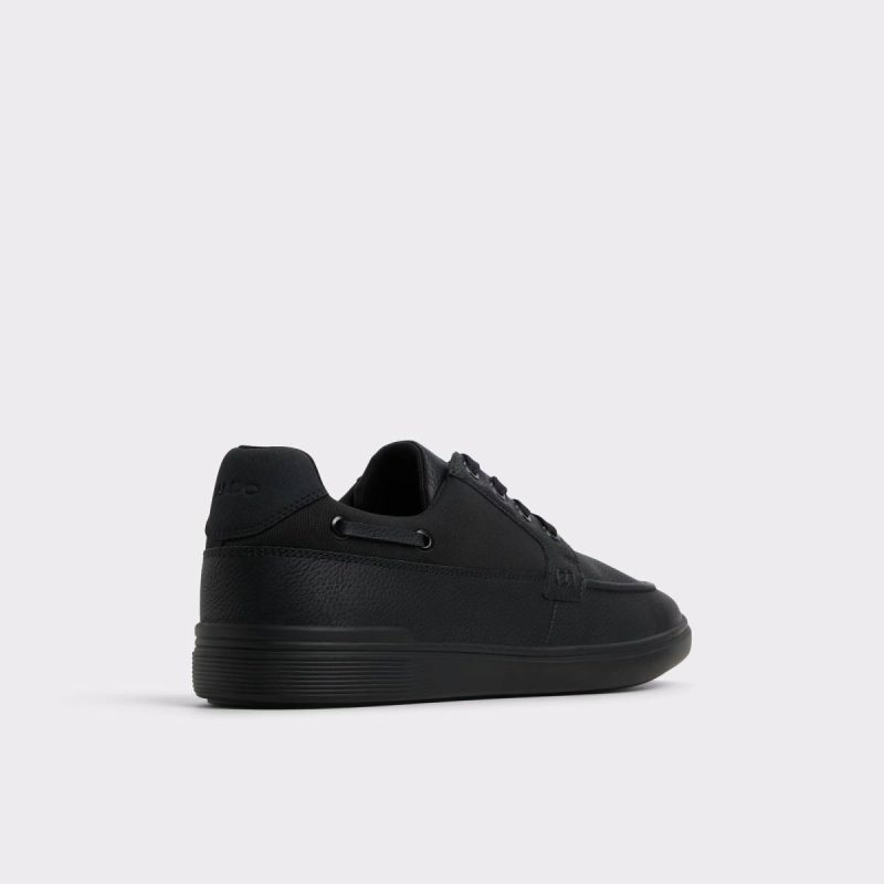 Men Black/Black Synthetic Smooth Sneakers Tazz Black/Black Synthetic Smooth Men's Low Top Aldo - Image 2