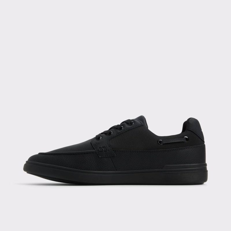 Men Black/Black Synthetic Smooth Sneakers Tazz Black/Black Synthetic Smooth Men's Low Top Aldo - Image 3