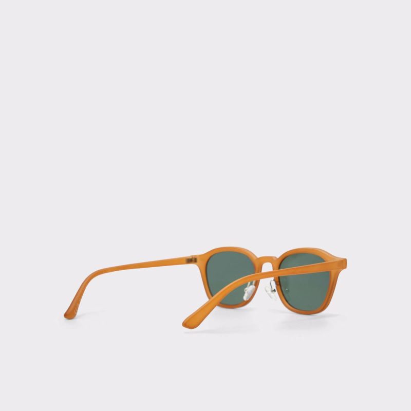 Men Dark Yellow Kasienx Dark Yellow Men's Round Aldo Sunglasses - Image 3