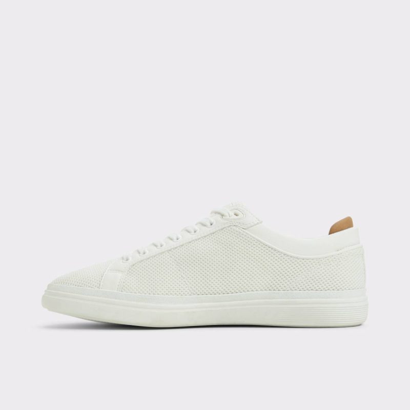 Men Finespec White Men's Low Top Aldo Sneakers White - Image 3