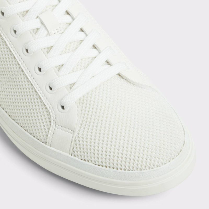 Men Finespec White Men's Low Top Aldo Sneakers White - Image 5