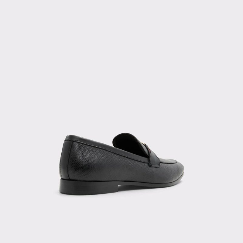 Men Loafers & Slip-Ons Aldo Leopaul Open Black Men's Dress Shoes Open Black - Image 2