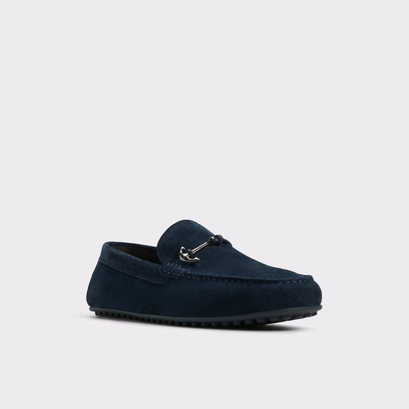 Men Navy Aldo Wilbart Navy Men's Casual Shoes Loafers & Slip-Ons - Image 4