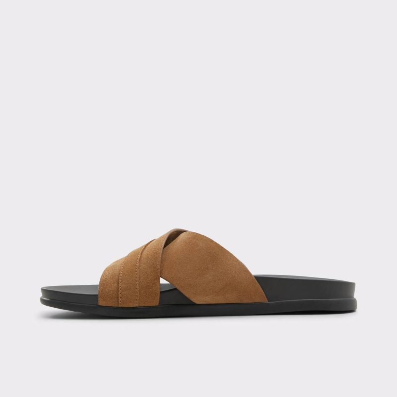 Men Open Brown Delmar Open Brown Men's Slides Sandals & Slides Aldo - Image 3