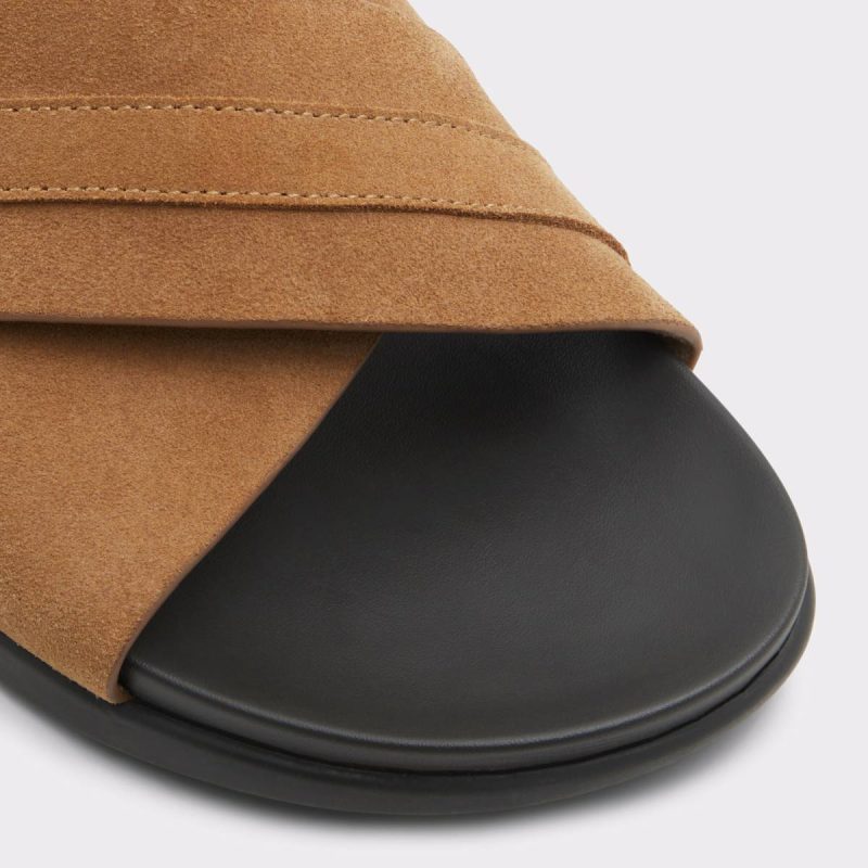 Men Open Brown Delmar Open Brown Men's Slides Sandals & Slides Aldo - Image 5
