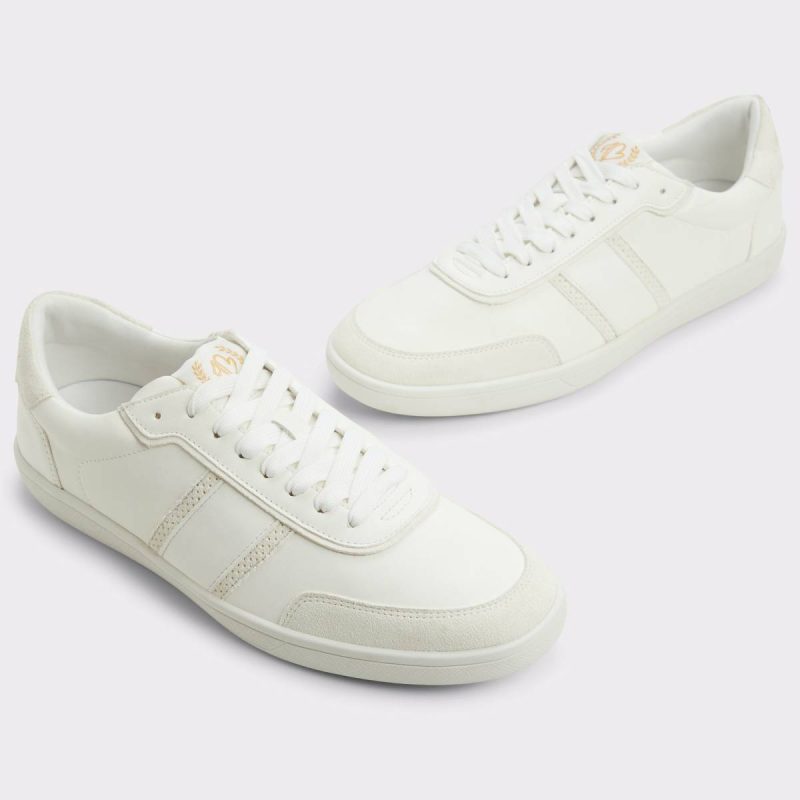 Men Open White Uptown Open White Men's Aldo Sport Club Sneakers - Image 2