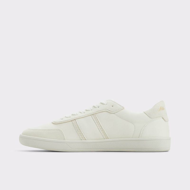 Men Open White Uptown Open White Men's Aldo Sport Club Sneakers - Image 4