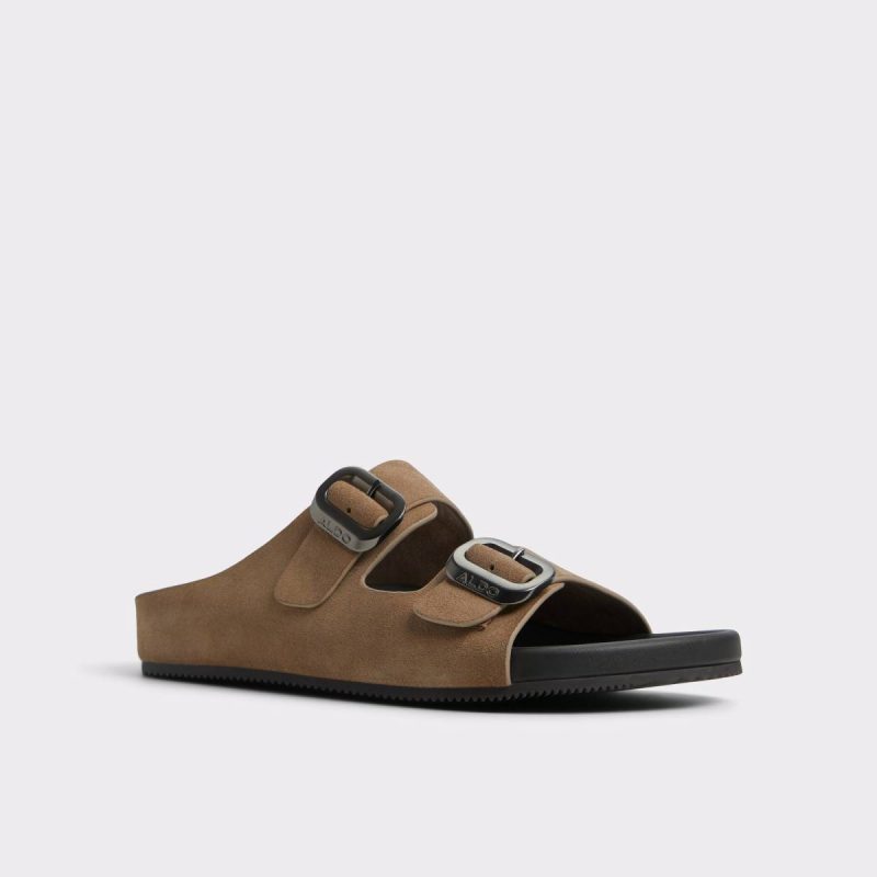 Men Other Brown Sandals & Slides Aldo Kennebunk Other Brown Men's Slides - Image 4