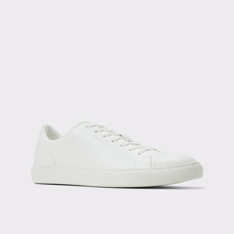 Men Sneakers White Belford White Men's Low Top Aldo - Image 4