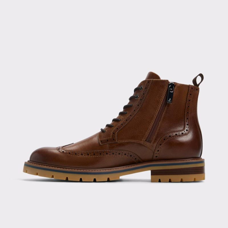 Men Toney Cognac Men's Dress Boots Aldo Cognac Boots - Image 3