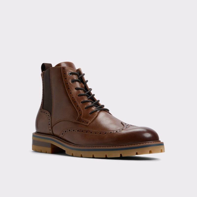 Men Toney Cognac Men's Dress Boots Aldo Cognac Boots - Image 4