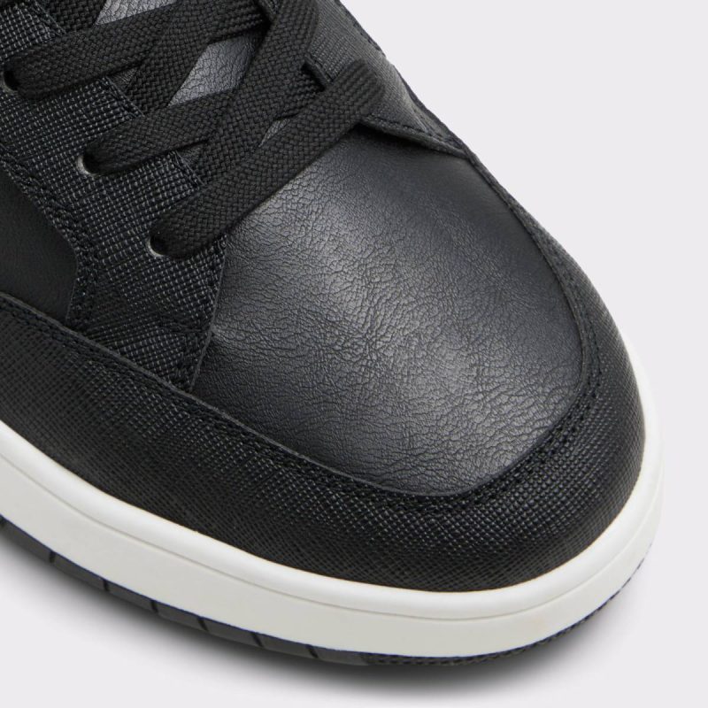 Men Victor Black Men's High Top Sneakers Black Aldo - Image 5