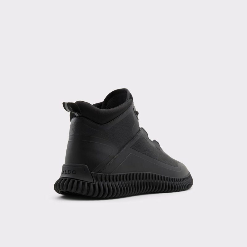 Morison Black Men's Lace-Up Boots Aldo Black Men Boots - Image 3