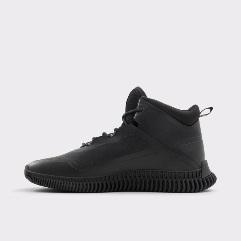 Morison Black Men's Lace-Up Boots Aldo Black Men Boots - Image 4