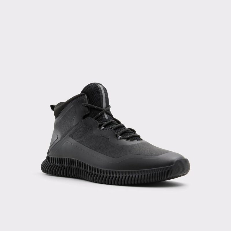 Morison Black Men's Lace-Up Boots Aldo Black Men Boots - Image 5