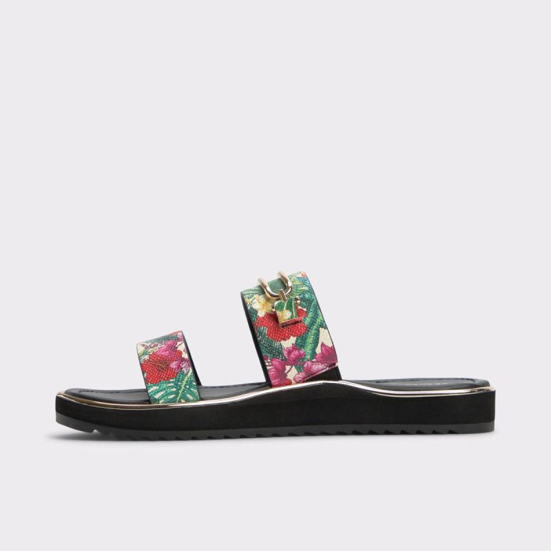 Multi Lagoon Multi Women's Footbed Sandals Sandals Women Aldo - Image 3