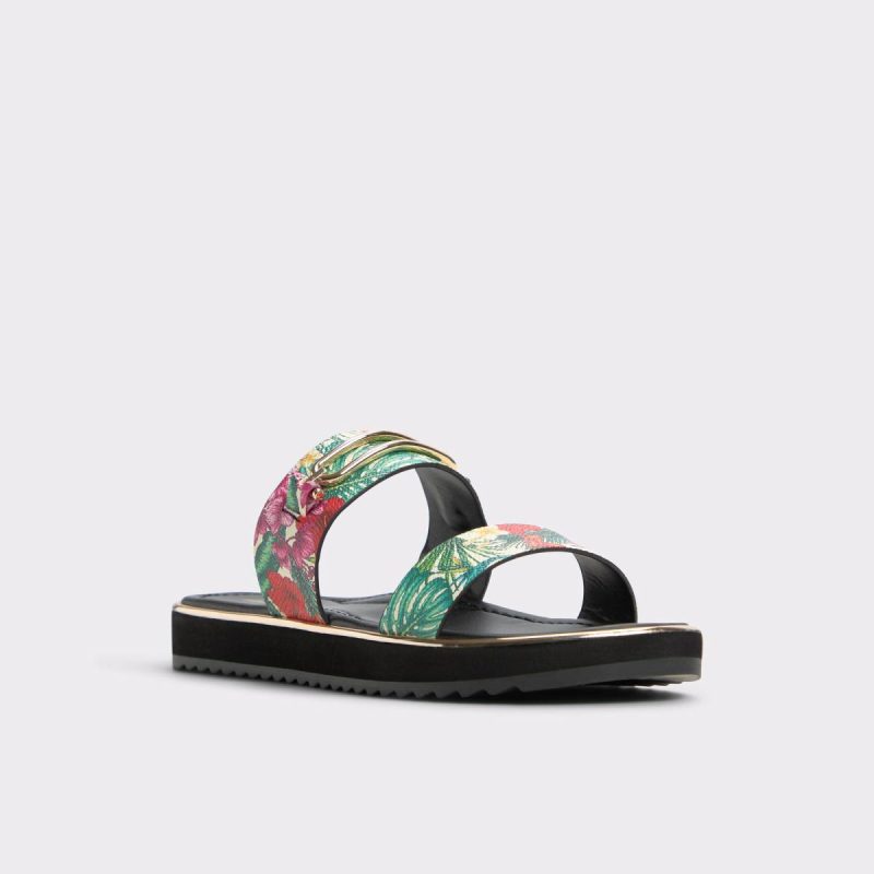 Multi Lagoon Multi Women's Footbed Sandals Sandals Women Aldo - Image 4