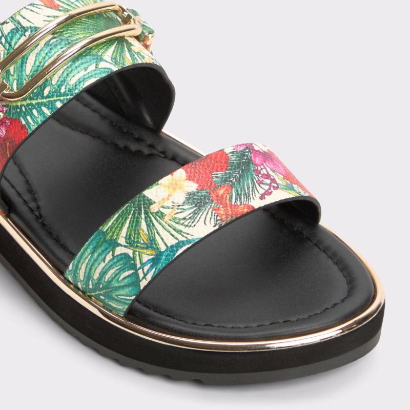 Multi Lagoon Multi Women's Footbed Sandals Sandals Women Aldo - Image 5