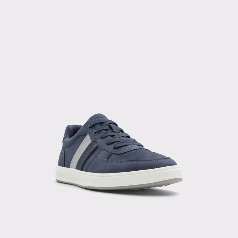 Navy Men Sneakers Aldo Morrisey Navy Men's Low Top - Image 4