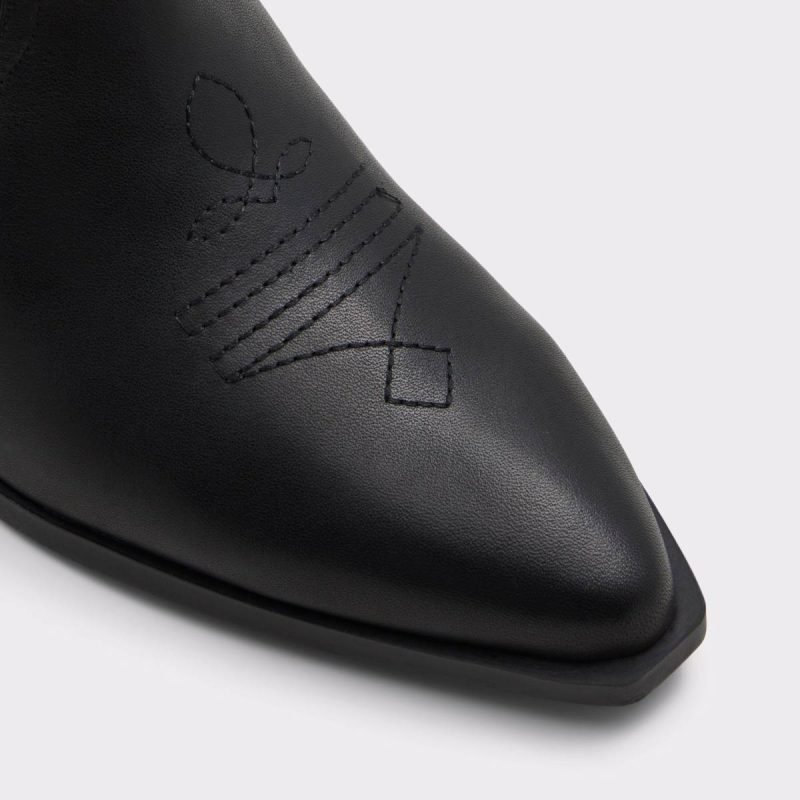 Nebraska Black Women's Western And Cowboy Boots Aldo Black Boots Women - Image 5
