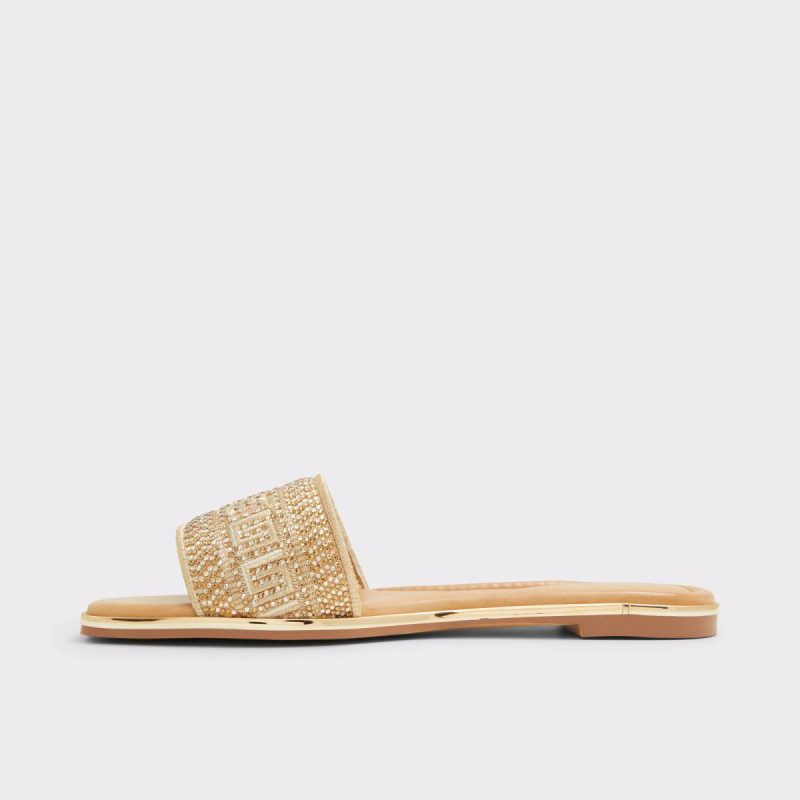 Oceania Gold Women's Flat Sandals Gold Sandals Women Aldo - Image 3