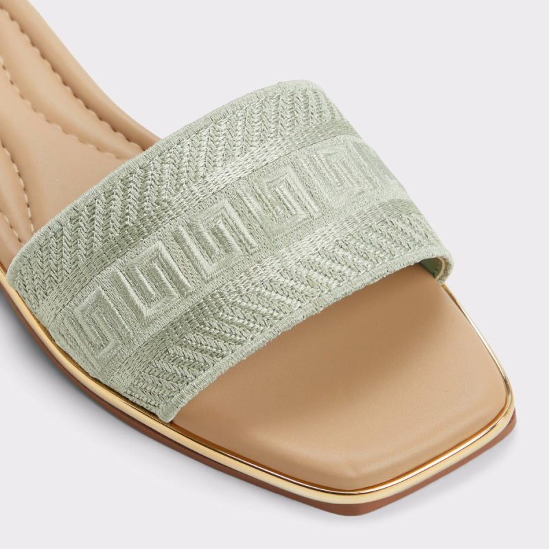 Oceania Other Green Women's Flat Sandals Women Aldo Sandals Other Green - Image 5