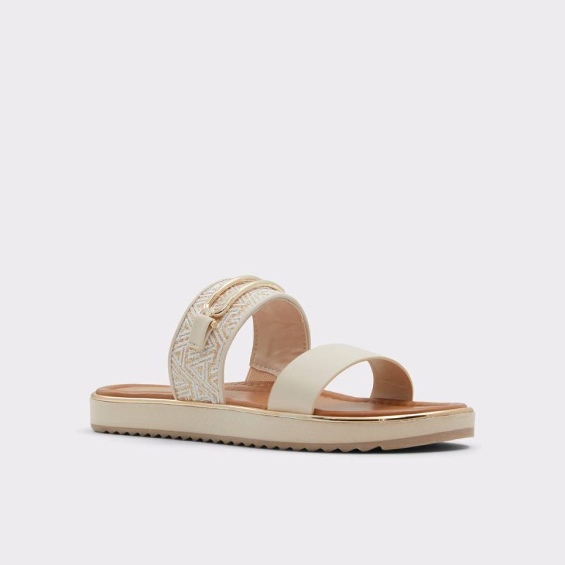 Other Beige Aldo Women Sandals Lagoon Other Beige Women's Flat Sandals - Image 4