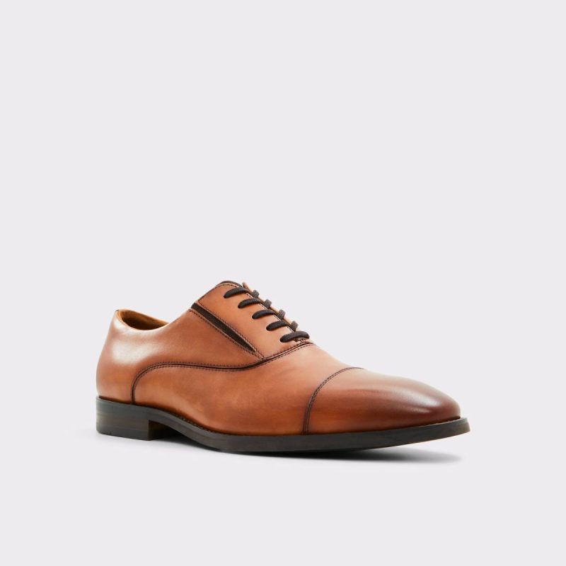 Paxley Cognac Men's Oxfords & Lace-Ups Men Cognac Aldo Oxfords & Lace-Ups - Image 4
