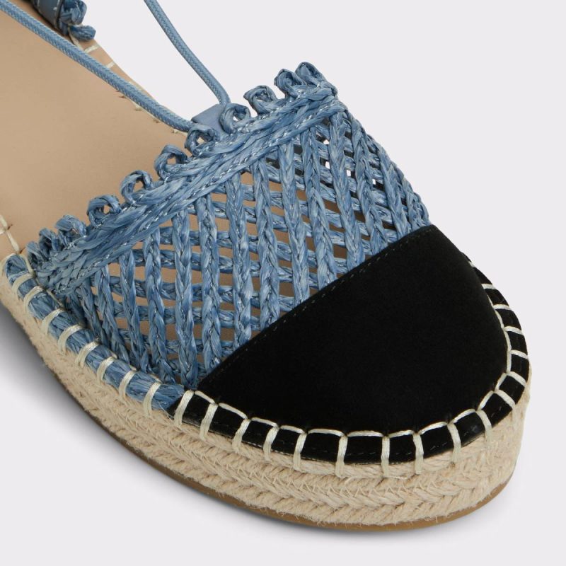Picot Denim Women's Wedges Aldo Sandals Women Denim - Image 5