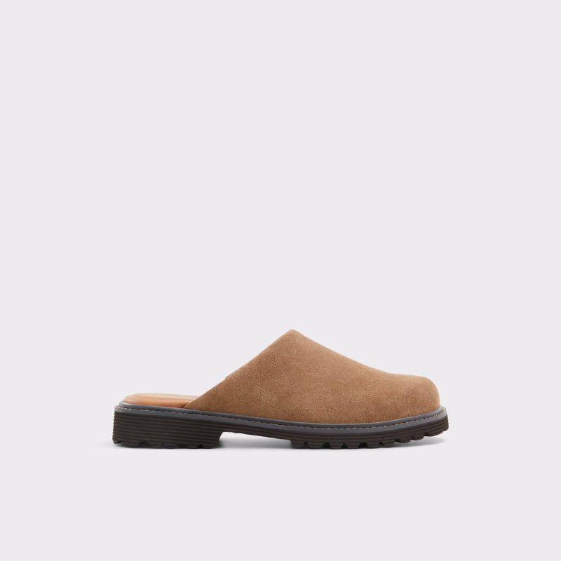 Piers Medium Brown Men's Slippers And Clogs Men Medium Brown Loafers & Slip-Ons Aldo