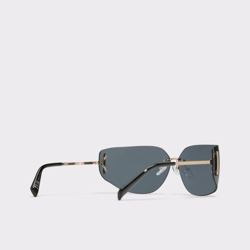 Pigowenx Gold Women's Square Sunglasses Aldo Women Gold - Image 3