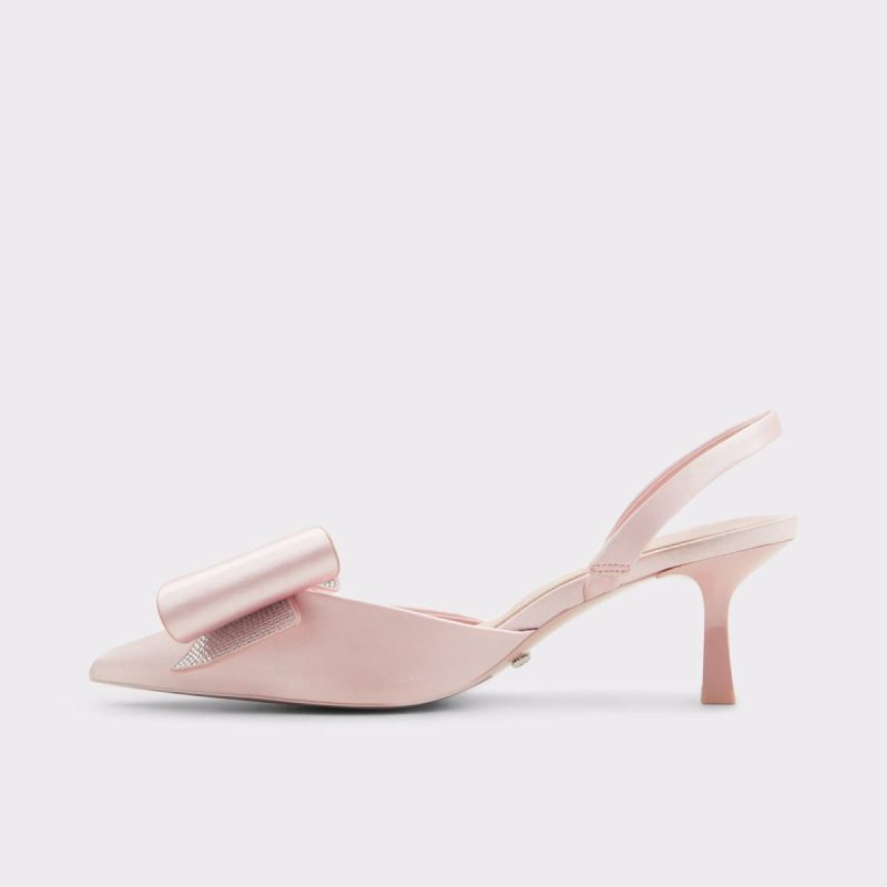 Pink Women Aldo Heels Perfectlypink Pink Women's Kitten Heels - Image 4