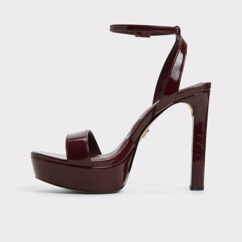 Portside Bordo Women's Platform Sandals Bordo Aldo Sandals Women - Image 3