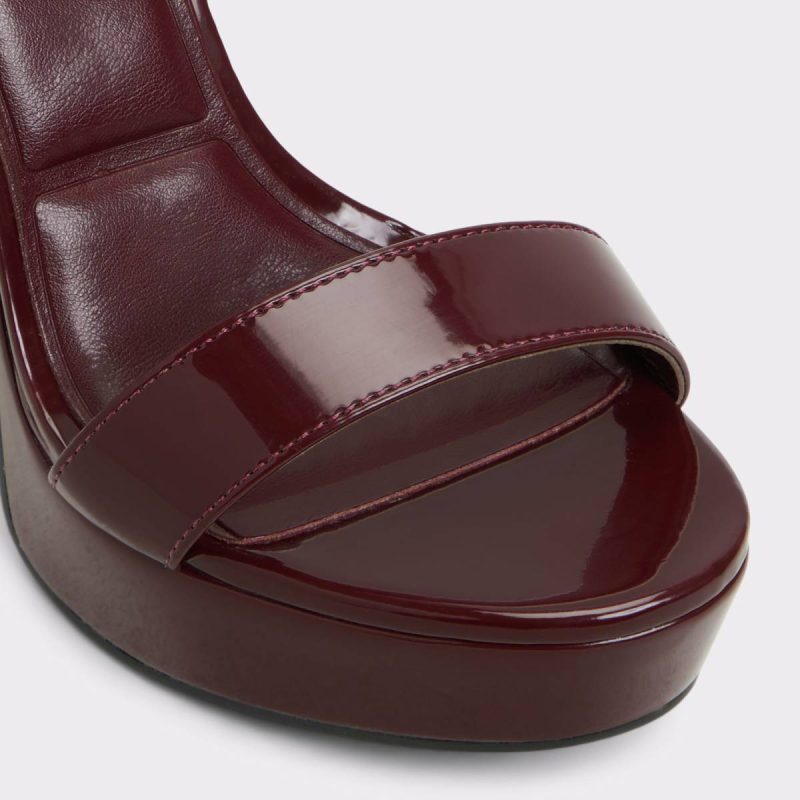 Portside Bordo Women's Platform Sandals Bordo Aldo Sandals Women - Image 5