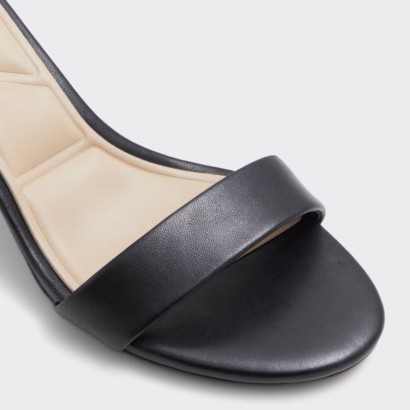 Pristine Other Black Women's Strappy Sandals Women Other Black Heels Aldo - Image 5