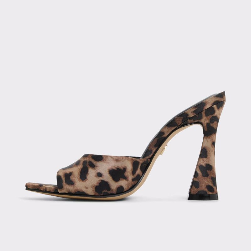 Rylea Brown Multi Textile Other Women's Heeled Mules Brown Multi Textile Other Aldo Heels Women - Image 3