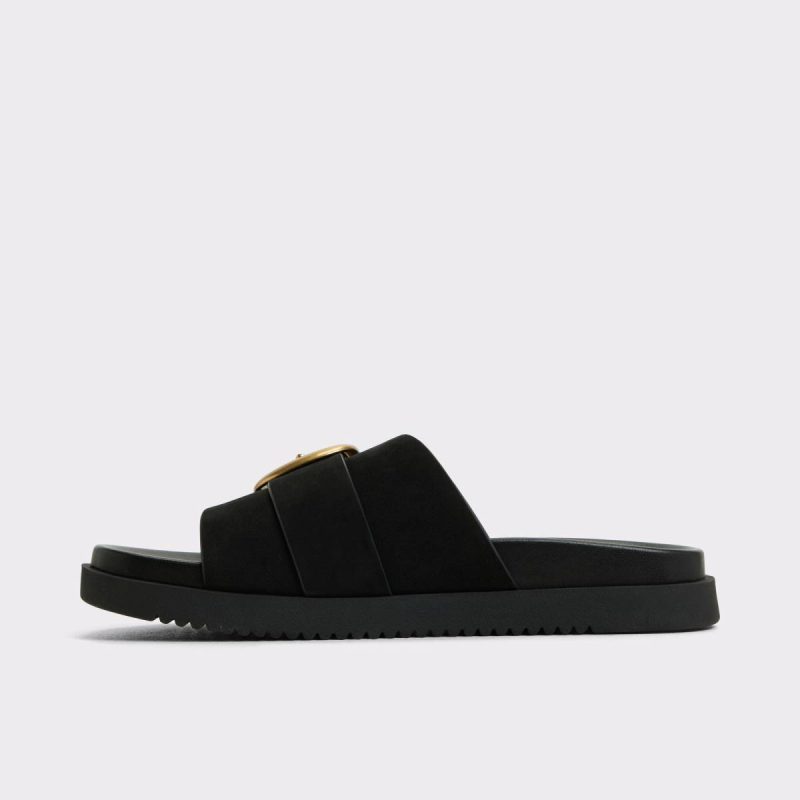 Sandals Aldo Black Women Alenana Black Women's Footbed Sandals - Image 3