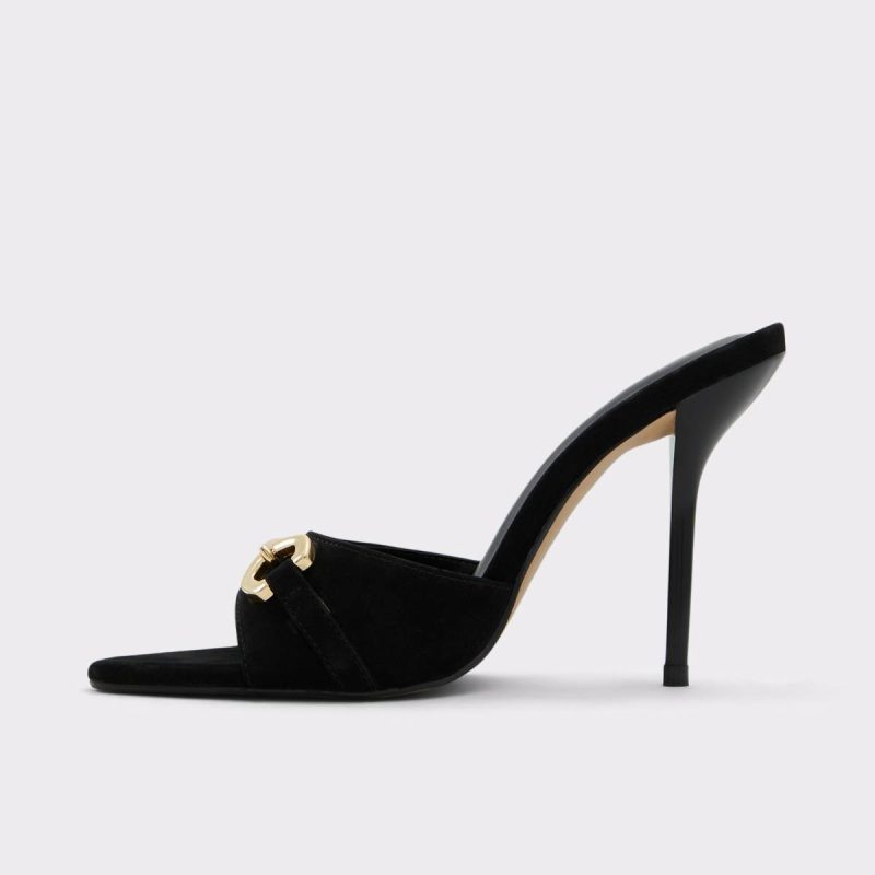 Sandals Aldo Edoassi Black Women's Heeled Mules Black Women - Image 3