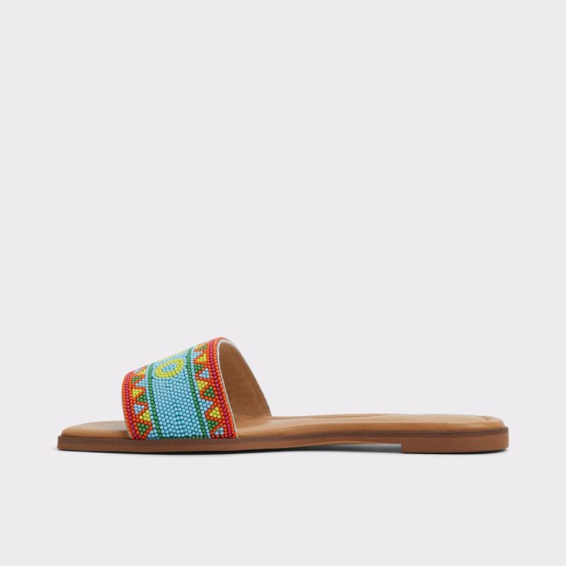 Sandals Aldo Seavacay Bright Multi Women's Flat Sandals Bright Multi Women - Image 3