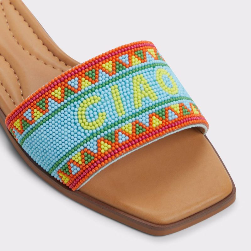 Sandals Aldo Seavacay Bright Multi Women's Flat Sandals Bright Multi Women - Image 5