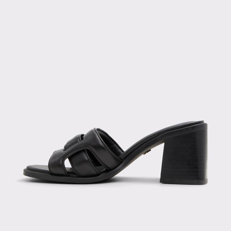 Sandals Aldo Women Banaladar Black Women's Heeled Mules Black - Image 3