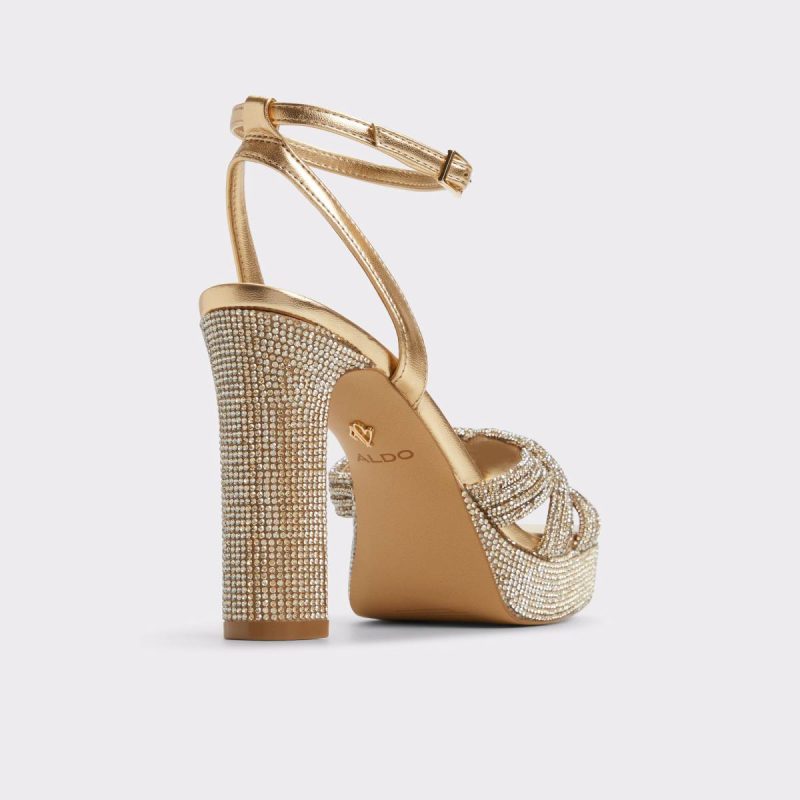 Sandals Aldo Women Shimma Gold Women's Metallics Gold - Image 2