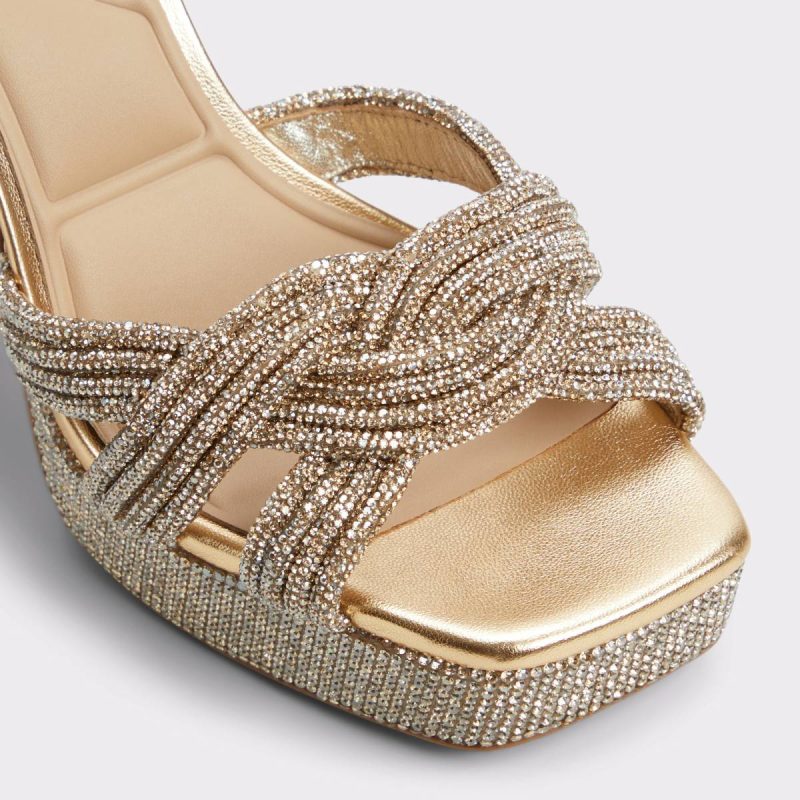 Sandals Aldo Women Shimma Gold Women's Metallics Gold - Image 5