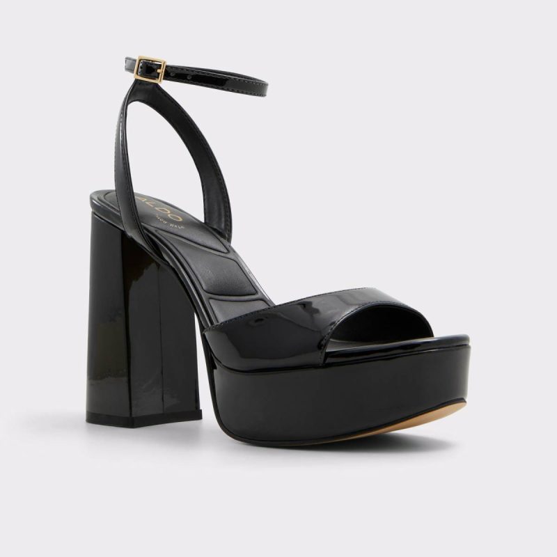 Sandals Black Women Aldo Valoria Black Women's Platform Sandals - Image 5